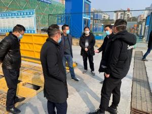 市建設(shè)局黨委書記、局長戴健督導(dǎo)檢查公司建筑工地疫情防控工作