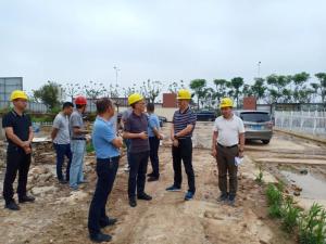 集團(tuán)黨委委員、副總經(jīng)理潘一品一行調(diào)研公司在建項(xiàng)目并聽(tīng)取半年度項(xiàng)目