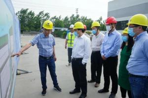 市國資委黨委書記、主任婁顯杰一行調研建筑工業(yè)化PC構件生產基地與