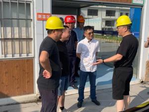 市國資委黨委委員、副主任朱輝一行赴市北31號地塊項目檢查“雙節(jié)”