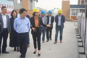 市國資委黨委書記、主任婁顯杰赴市北32號地塊調(diào)研“紅色工地”建設(shè)